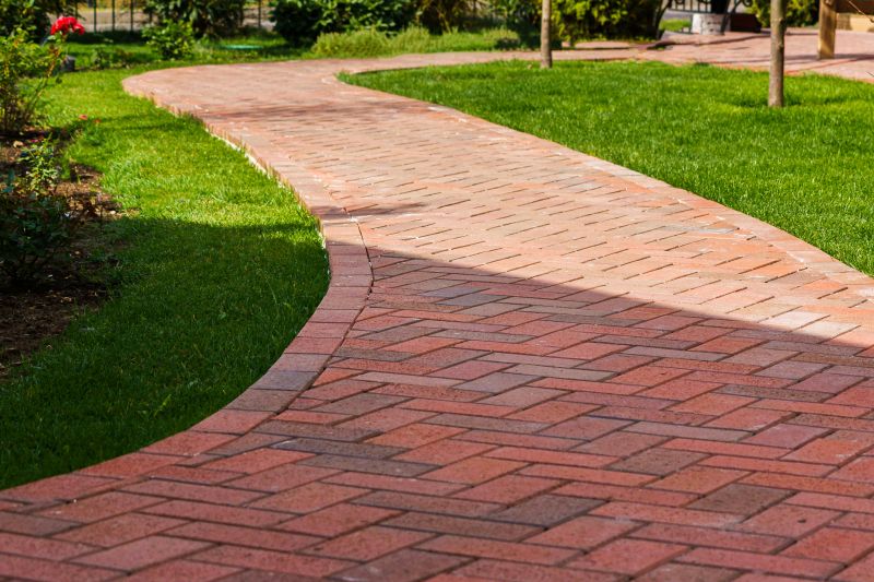 Brick paver layout