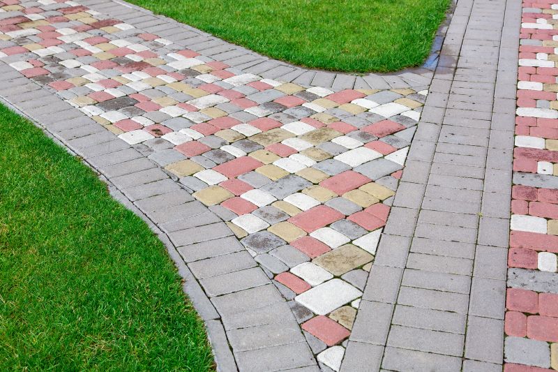 Colorful Pavers Installation